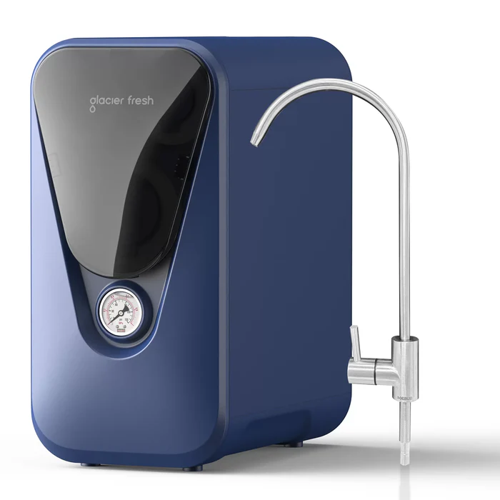 GlacierFresh U03 800 GPD under-sink RO system with chrome faucet