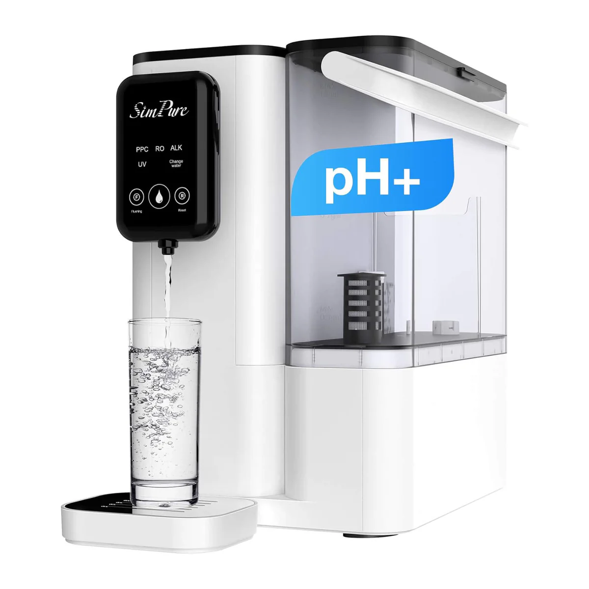 SimPure Y9A 300GPD alkaline remineralization countertop RO